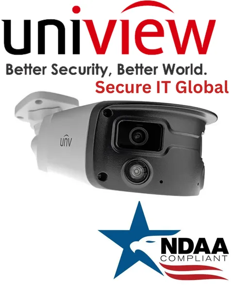 UNV 8MP HD NDAA 2-Way Audio IP Uniview Fixed Bullet IP Network Security Camera