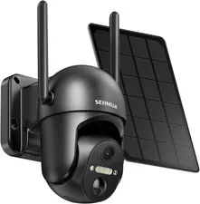 Waterproof Solar Security Camera - 2K HD with Night Vision for Outdoors