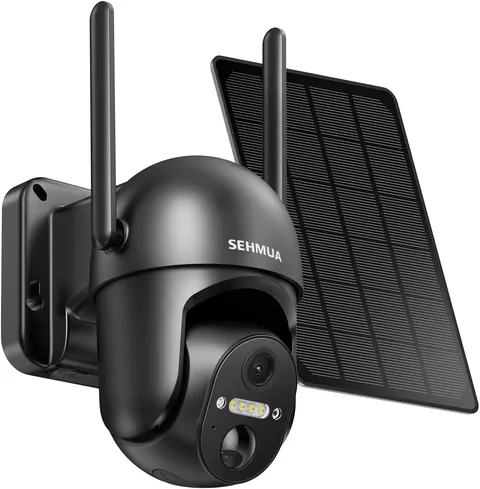 Waterproof Solar Security Camera - 2K HD with Night Vision for Outdoors
