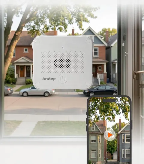 Wireless Window Camera Anti-Glare, Dual-Band 2.4Ghz & 5Ghz Wi-Fi Security Camera