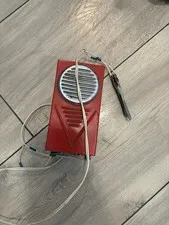 Vintage Onvard Industrial Wall Intercom Speaker Red Metal Mid Century Retro