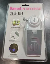 NIB Damsel In Defense Step Off Portable Entry Alarm Sealed 120 Decibel Alarm NEW