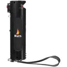 BURN Pepper Spray Built in 130dB Personal Safety Alarm LED Light Rechargeable