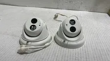 Mini IR Turret IP Security Camera NIU-E4032-W28 2.8mm Lens 12V PoE Lot of 2