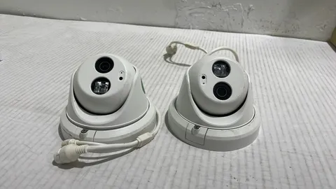 Mini IR Turret IP Security Camera NIU-E4032-W28 2.8mm Lens 12V PoE Lot of 2
