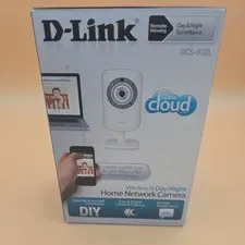 D-Link Cloud Camera DCS-932L Day/Night Network White