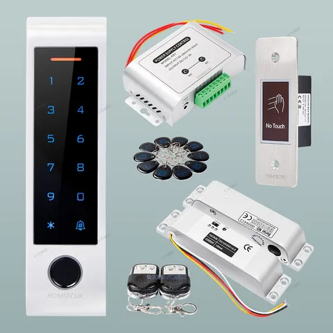 HOMSECUR APP WIFI Password Access Control Set Surface Mount Drop Bolt Lock
