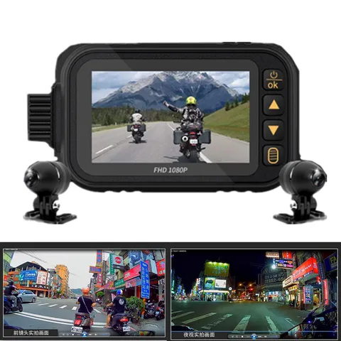 Motorcycle HD Waterproof Recorder Camera Driving Video Camcorder DVR Loop Record
