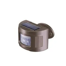eMACROS Pairable 1/2 Mile Long Range Solar Wireless Driveway Alarm Indoor Out...