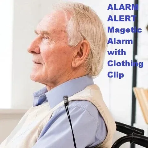 Alarm Alert Magnetic Alarm with Clothing Clip Personal Alarm