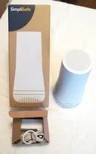 SimpliSafe White Base Station SSBS3 Original Box SN 005BCF70 MAR 2024 COMPLETE!