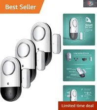 120dB Wireless Door & Window Alarm Pack – Protect Your Home & Loved Ones