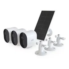 Arlo Pro 5S 2K Spotlight Camera  3 Cameras & 1 Solar Panel - White (VMK4360P)