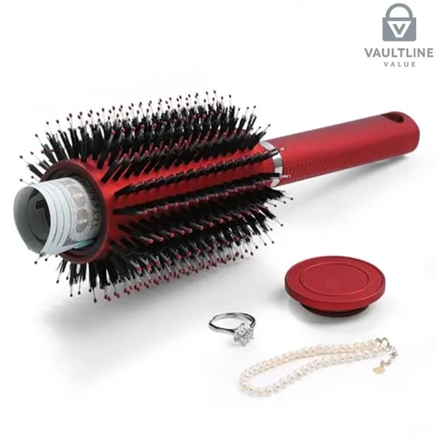 Diversion Safe Hairbrush with Hidden Storage Compartment for Valuables