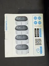 lot of 4 ZEEPORTE Security Smart wifi Battery Camera tv-d20 White FREE SHIPPING