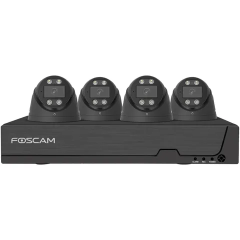 Foscam FNA108E-T4-2T IP-CCTV Set 4K 8-Ch Poe Camcorders 2TB Storage