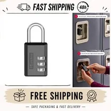 Master Lock Combination Padlock - 3-Digit Code for Gym & Luggage