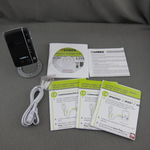 LOREX Wireless Color HD Network Camera MCNC200 with CD *For Parts and Repair*