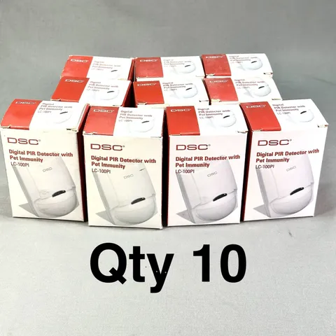 10 Pcs DSC LC-100-PI Digital PIR Detector With Pet Immunity  NEW IN BOX Qty 10