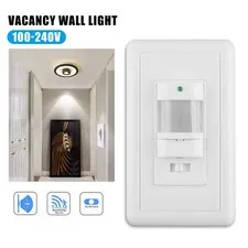 Auto On/Off PIR Infrared Occupancy Vacancy  Light Lamp SwitchPnMwIC