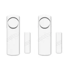 2 Pack Home Door and Window Alarm,Security Wireless Window Alarm Sensor, Wire...