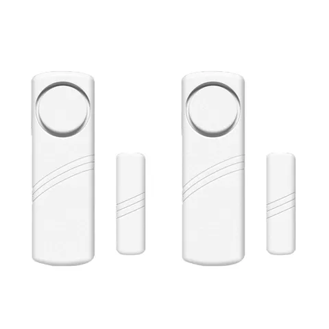 2 Pack Home Door and Window Alarm,Security Wireless Window Alarm Sensor, Wire...