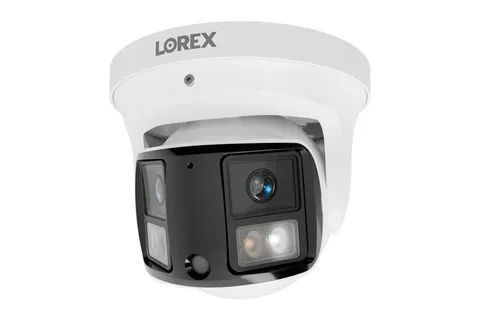 Lorex Connect X3 4K Dual-Lens Turret Camera with 190° Panoramic Coverage