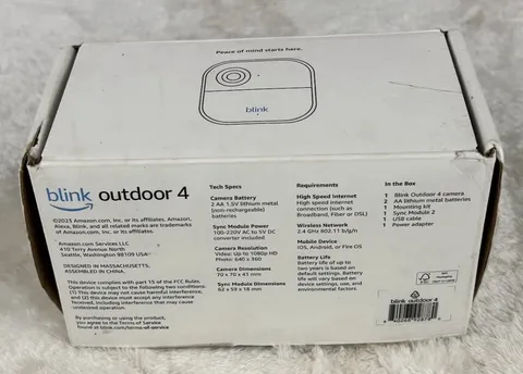 Blink Outdoor 4 Wireless Smart Security System w/ 1 Camera