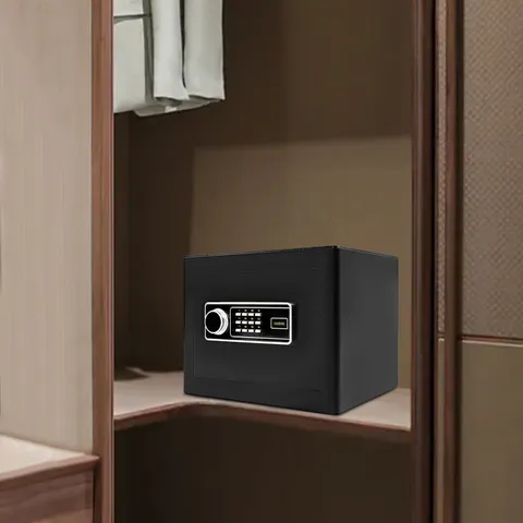 Black Color Security Safe Box| for Money Cash Valuables| Digital Home Safe USA!