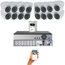 Evertech 16 Channel CCTV Security Camera Surveillance Complete Set with 2TB