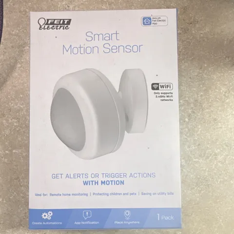 Feit Electric Smart Motion Sensor Wi-Fi Indoor Feit App White MOT/PIR/WIFI/BAT