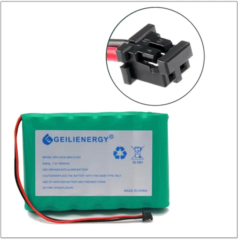 Long-Lasting Ni-MH Battery 7.2V 3600mAh for DSC IMPASSA