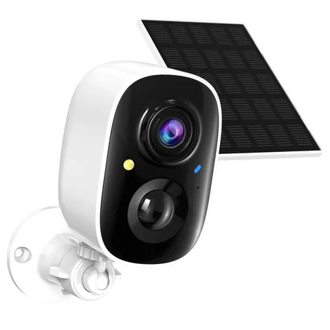 2K FHD Smart Wireless Security Camera Indoor/Outdoor,Solar Powered WiFi Camer...