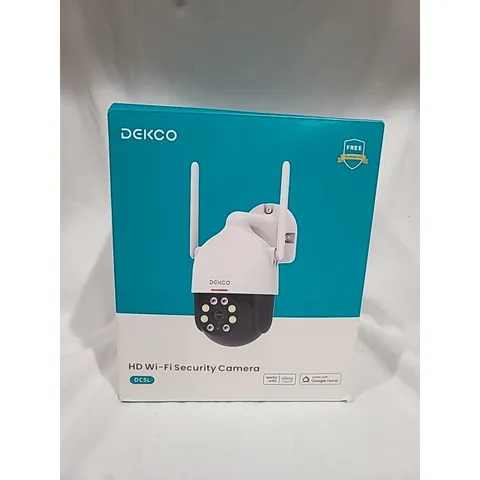 Dekco 2k Wi-Fi Security Camera White DC5L Indoor/Outdoor