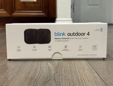 2024 Blink Outdoor 4 (4th Gen) 2 Camera Wireless HD Home Security System Kit NEW