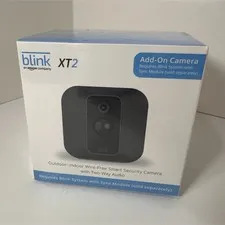 Blink XT2 Add-On 1080p Wi-Fi Indoor/Outdoor Camera Black Two-Way Night