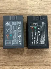 (Lot of 2) Batteries for Ring Brand camera - Model V4. Charger & Cable Included.