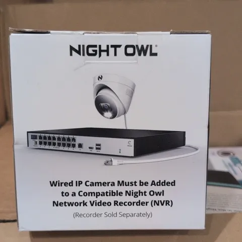 Night Owl 4K Wired IP PoE Dome Add-On Camera Night Vision Spotlight CAM-FTN8-DM