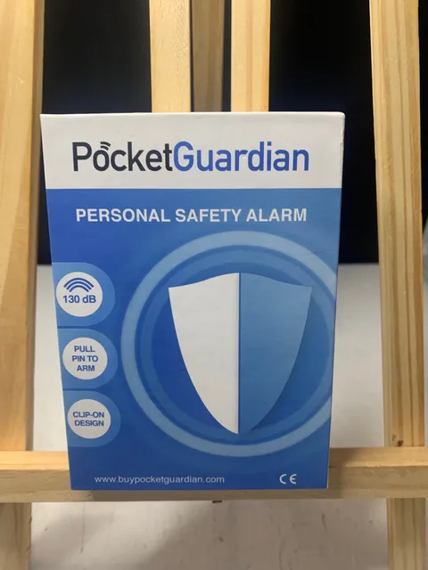 Pocket Guardian Personal Safety Alarm - Clip-On Design- 130dB New Open Box