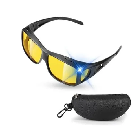 Night-Driving-Vision-Glasses Men-Women Anti-Glare | Polarized Fit Over