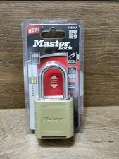 New Master Lock Heavy Duty Outdoor Padlock/ Combination Lock 2" Wide 875DLF