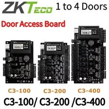 ZKTeco C3-100 C3-200 C3-400 1 to 4 Doors Access Control Board Access Controller