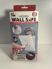 Total Vision Product Hidden Wall Safe Fake Outlet Fake Secret Stash 