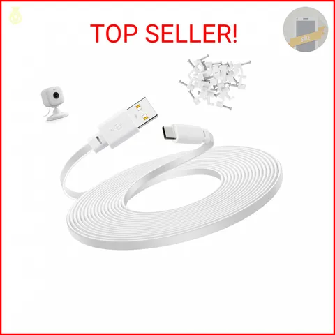 Smays 30 ft Power Cord for Blink Mini 2 Security Camera, Blink Outdoor 4, Long U