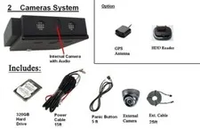 Mobile School Bus/Tours Bus Surveillance System + 2 Cameras + Heater+320GB