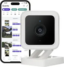 Cam V3 Security Camera for Pets, Indoor/Outdoor Home Security Camera with 1080P