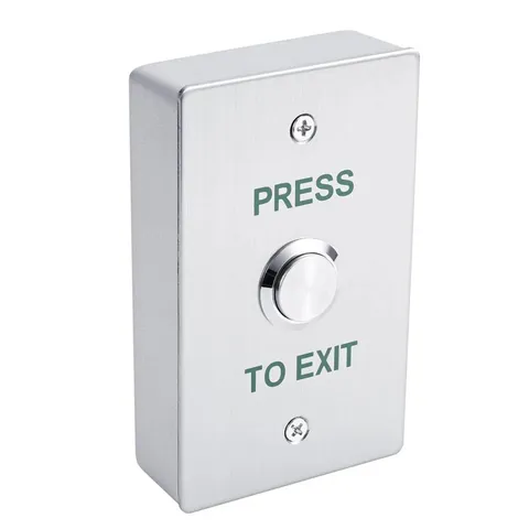 Push to Exit Button for Door Access Control Waterproof Stainless Steel Shell ...