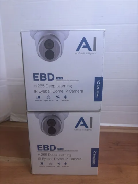 Geovision GV-EBD4813 AI 4MP H.265 5x Zoom Super Low Lux WDR Pro IR Eyeball