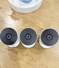 Google Nest Cam (Battery) 2-Pcs + 1 additional-Indoor/Outdoor White 1080p