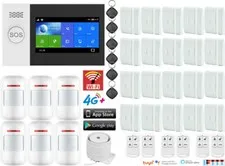 D41 Tuya APP WiFi 4G Wireless Wired DIY Home Security Alarm System+Alexa+Google